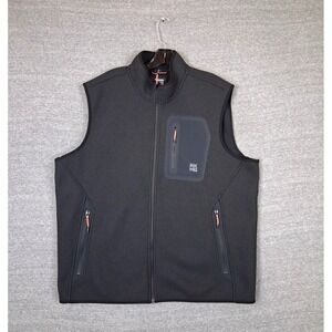 Alaskan Hard Gear Mens‎ Jacket XL Black Knit Graveltec Hiking Vest Gorp Camping